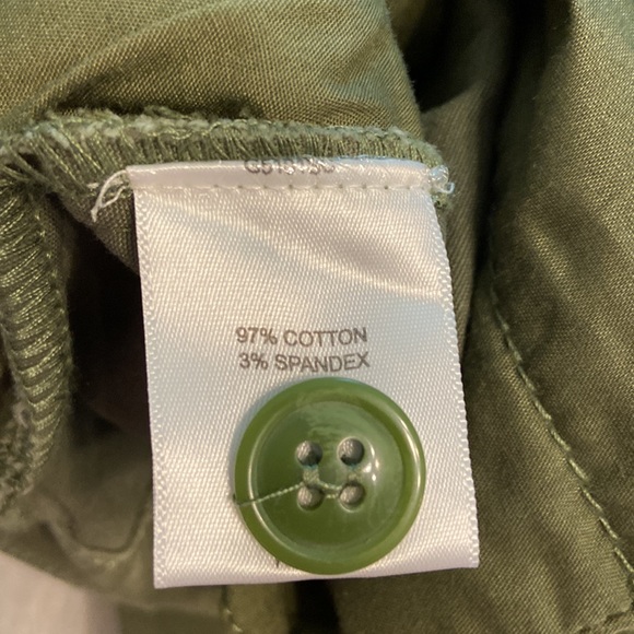 Gibson & Latimer Sage color Pants size 8 inseam 27” high rise relaxed chino - Picture 14 of 16